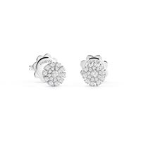 Pendientes Damiani Mujer Margherita in Oro blanco Diamante 0.21 Ct 20074584 - 20074584